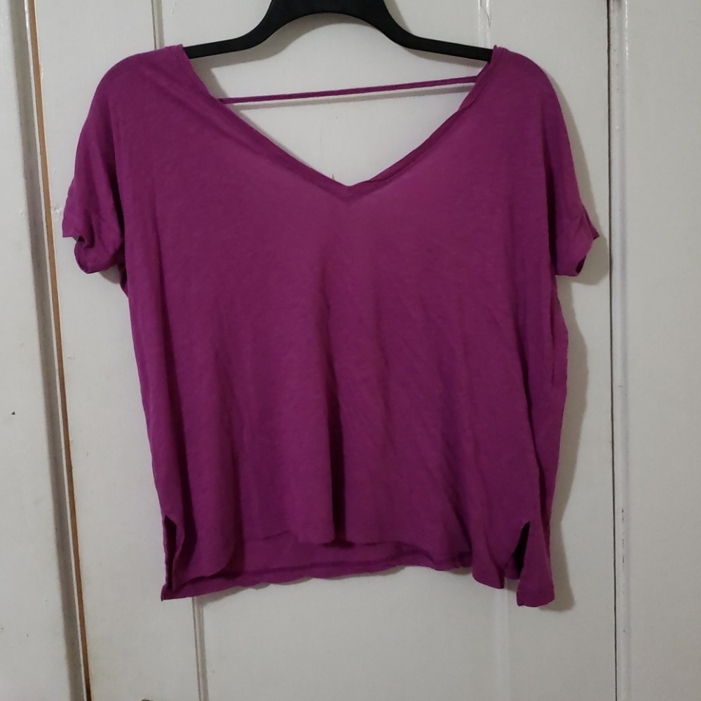 Purple tee